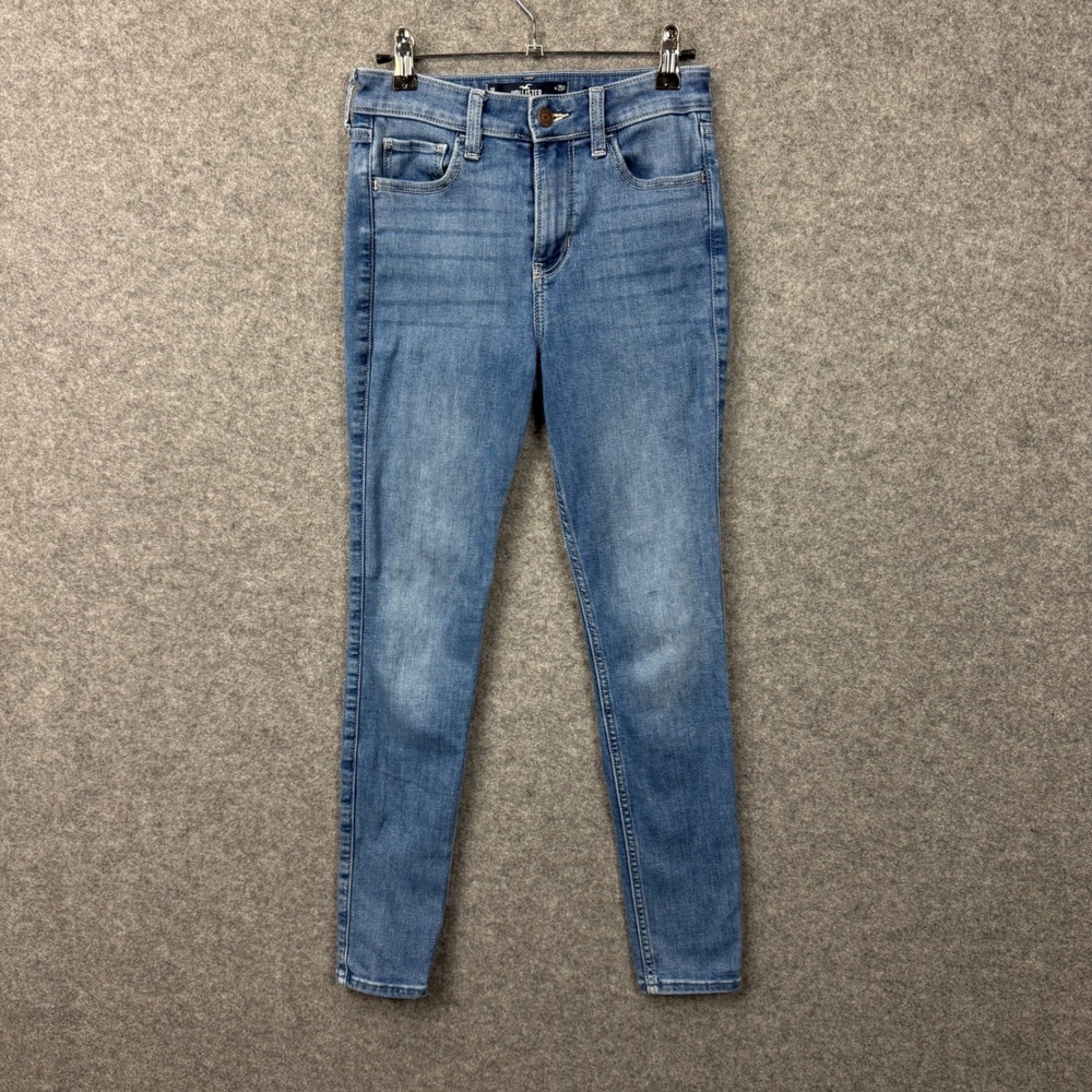 Hollister California‎ High Rise Super Skinny Jeans Womens 25R Blue Soft Stretch